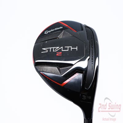 TaylorMade Stealth 2 Fairway Wood 3 Wood 3W 15° Fujikura Ventus Red TR 5 Graphite Regular Right Handed 43.5in