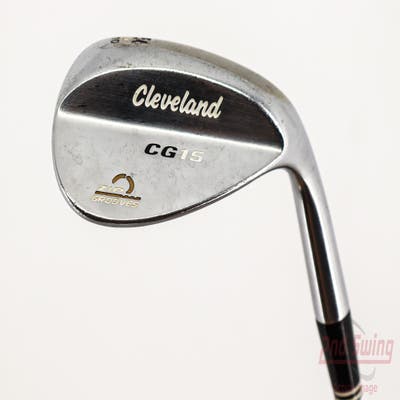 Cleveland CG15 Satin Chrome Wedge Sand SW 56° 10 Deg Bounce Cleveland Traction Wedge Steel Wedge Flex Right Handed 35.75in