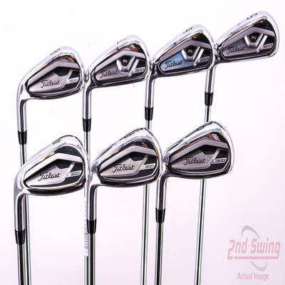 Titleist 2021 T300 Iron Set 5-PW AW True Temper AMT Red S300 Steel Stiff Left Handed 38.5in