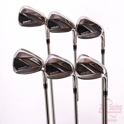 TaylorMade Stealth Iron Set 6-PW AW UST Mamiya Recoil ESX 460 F2 Graphite Senior Right Handed 37.25in