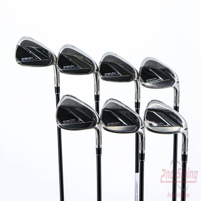 TaylorMade Stealth Iron Set 5-PW Fujikura Ventus Red 6 Graphite Regular Right Handed 38.75in