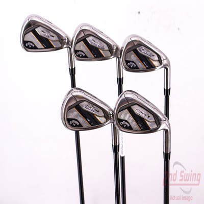 Callaway Mavrik Max Womens Iron Set 6-PW AW UST Mamiya Helium 40 Graphite Ladies Right Handed 36.5in