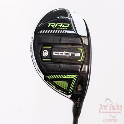 Cobra RAD Speed Draw Fairway Wood 3 Wood 3W 14.5° PX EvenFlow Riptide CB 40 Graphite Senior Right Handed 43.25in