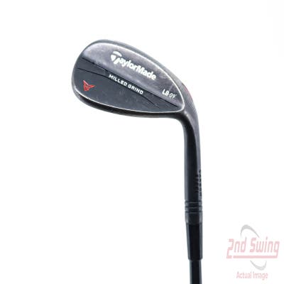 TaylorMade Milled Grind Black Wedge Lob LW 58° 9 Deg Bounce LB Dynamic Gold 105 Black Steel Stiff Right Handed 34.75in