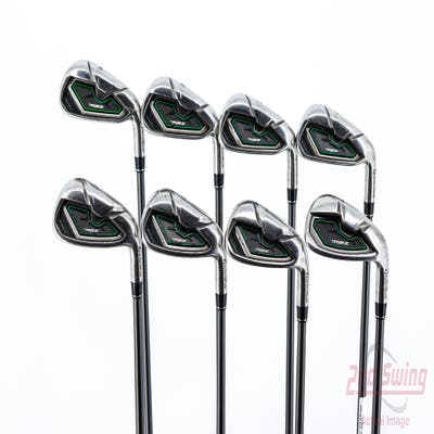 TaylorMade Rocketballz HP Iron Set 4-PW AW TM RBZ Graphite 65 Graphite Stiff Right Handed 39.0in