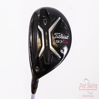 Titleist 917 F3 Fairway Wood 3 Wood 3W 15° PX EvenFlow T1100 White 75 Graphite X-Stiff Left Handed 42.25in