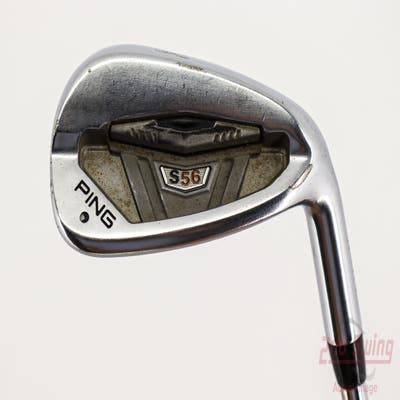 Ping S56 Single Iron Pitching Wedge PW FST KBS Tour Steel Stiff Right Handed Black Dot 35.75in