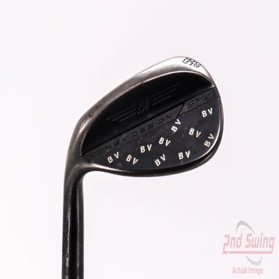 Titleist Vokey SM8 Jet Black Wedge Lob LW 58° 12 Deg Bounce D Grind Project X 6.5 Steel X-Stiff Left Handed 35.25in