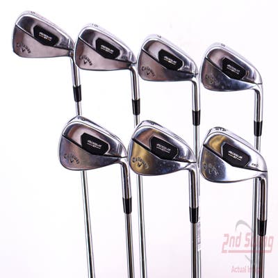 Callaway Rogue ST Pro Iron Set 5-PW AW FST KBS Tour-V 110 Steel Stiff Right Handed 38.25in