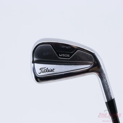 Titleist U-505 Utility Iron 4 Utility PX HZRDUS Smoke Black RDX 80 Graphite Stiff Right Handed 39.0in