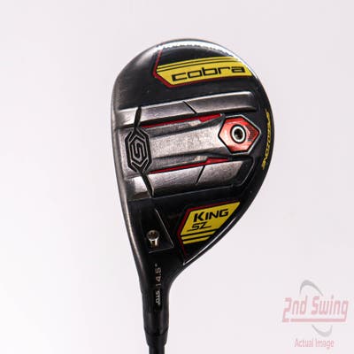 Cobra KING F9 Speedback Fairway Wood 3 Wood 3W 14.5° UST Mamiya Helium Black 4 Graphite Senior Left Handed 43.5in