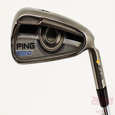 Ping 2016 G Single Iron 4 Iron AWT 2.0 Steel Regular Right Handed Yellow Dot 39.25in