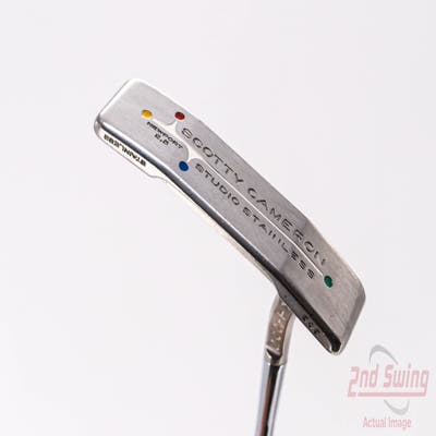 Titleist Scotty Cameron Studio Stainless Newport 2.5 Putter Slight Arc Steel Right Handed 34.0in