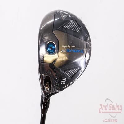 Mint Callaway Paradym Ai Smoke TD Fairway Wood 3 Wood 3W 15° Mitsubishi Kai'li White 70 Graphite Stiff Left Handed 43.25in