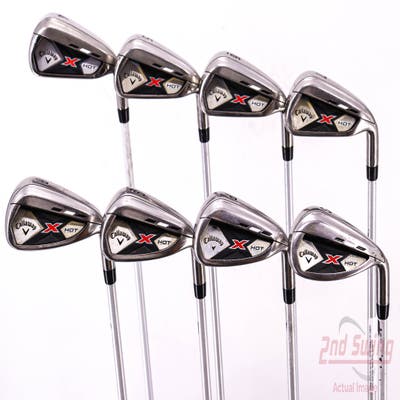 Callaway 2013 X Hot Iron Set 4-PW SW Callaway X Hot Graphite Graphite Senior Right Handed 38.5in