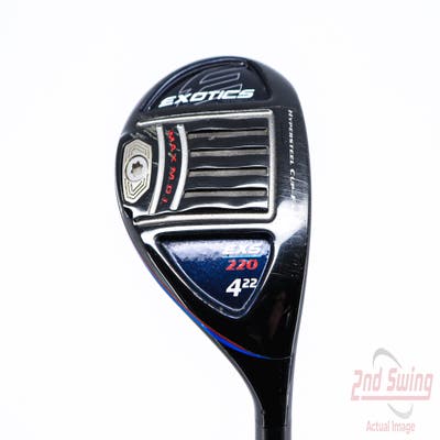 Tour Edge Exotics EXS 220 Hybrid 4 Hybrid 22° FST KBS TGI Tour Graphite Iron Graphite Regular Right Handed 39.75in