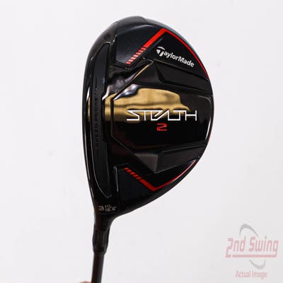 TaylorMade Stealth 2 Fairway Wood 3 Wood HL 16.5° Fujikura Ventus Red TR 5 Graphite Senior Left Handed 43.5in