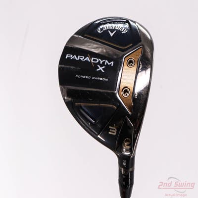 Callaway Paradym X Fairway Wood 3 Wood 3W 15° Mitsubishi Kai'li White 70 Graphite Stiff Right Handed 43.5in