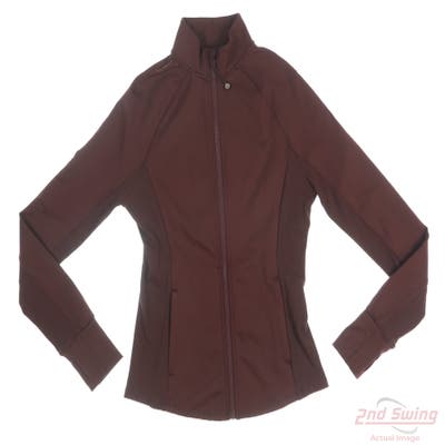 New Womens Greyson Jacket Small S Maroon MSRP $120