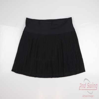 New Womens IBKUL Skort Large L Black MSRP $80