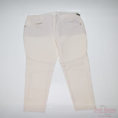 New Womens Ralph Lauren RLX Pants 2 x White MSRP $165