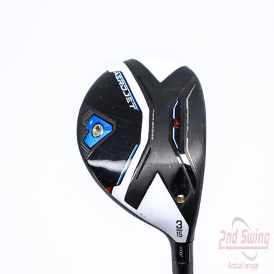 Cobra Aerojet Fairway Wood 3 Wood 3W 15° Fujikura Motore X F3 6 Graphite Regular Right Handed 42.0in