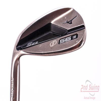 Mizuno S23 Copper Cobalt Wedge Sand SW 56° 12 Deg Bounce S Grind FST KBS Hi-Rev 2.0 Steel Wedge Flex Left Handed 35.0in