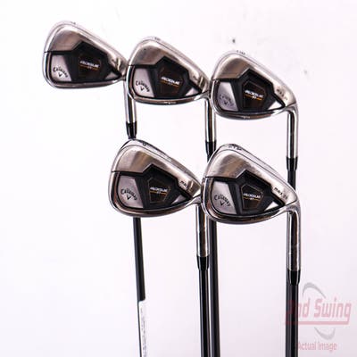 Callaway Rogue ST Max OS Iron Set 7-PW AW Project X Cypher 50 Graphite Senior Right Handed 37.25in