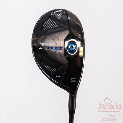 Callaway Paradym Ai Smoke TD Fairway Wood 5 Wood 5W 18° UST Mamiya LIN-Q M40X White 7 Graphite X-Stiff Right Handed 42.75in