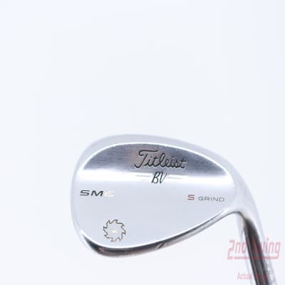 Titleist Vokey SM6 Tour Chrome Wedge Sand SW 56° 10 Deg Bounce S Grind SM6 BV Steel Wedge Flex Right Handed 35.25in