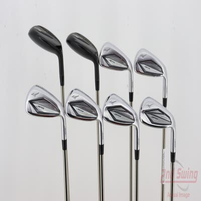 Mizuno JPX 923 Hot Metal HL Iron Set 4H 5H 6-PW GW UST Mamiya Recoil ESX 460 F3 Graphite Regular Right Handed 38.5in