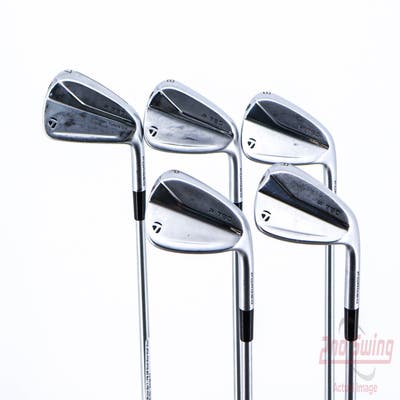 TaylorMade 2021 P790 Iron Set 7-PW AW Stock Steel Shaft Steel Stiff Right Handed 36.75in