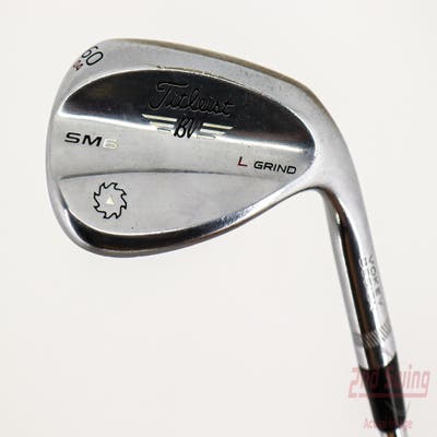 Titleist Vokey SM6 Tour Chrome Wedge Lob LW 60° 4 Deg Bounce L Grind SM6 BV Steel Wedge Flex Right Handed 35.0in