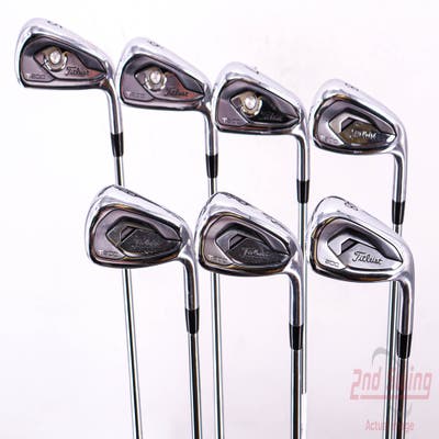 Titleist T200 Iron Set 5-PW AW True Temper Dynamic Gold S300 Steel Stiff Right Handed 38.0in