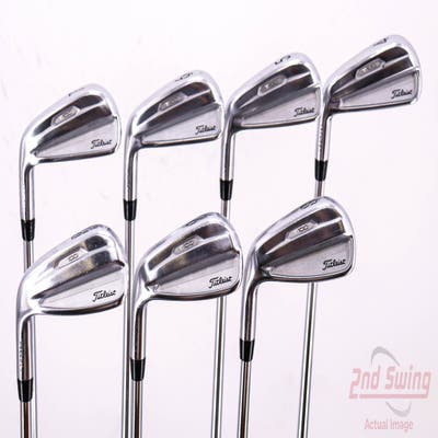 Titleist 2021 T100 Iron Set 4-PW Project X Rifle 6.5 Steel X-Stiff Left Handed 38.0in