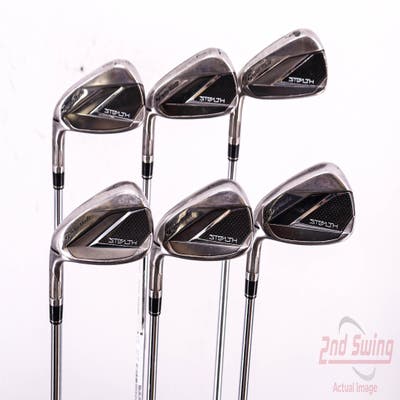 TaylorMade Stealth Iron Set 6-PW AW FST KBS MAX 85 MT Steel Regular Left Handed 38.0in