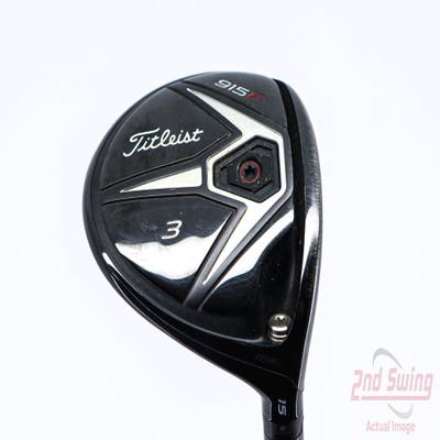 Titleist 915 F Fairway Wood 3 Wood 3W 15° Aldila Rogue Black 80 Graphite Stiff Right Handed 43.0in