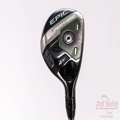 Callaway EPIC Super Hybrid 4 Hybrid 21° Aerotech SteelFiber fc75 Graphite Stiff Right Handed 40.0in