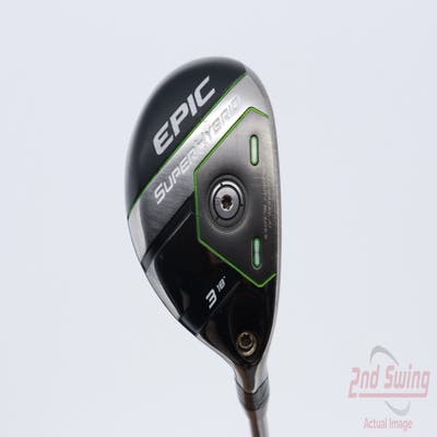 Callaway EPIC Super Hybrid 3 Hybrid 18° Aerotech SteelFiber fc75 Graphite Stiff Right Handed 41.0in