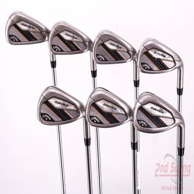 Callaway Mavrik Iron Set 5-PW AW FST KBS Max 80 Steel Stiff Right Handed 38.0in