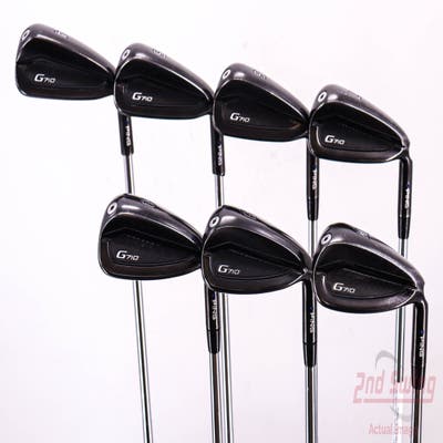 Ping G710 Iron Set 4-PW True Temper Dynamic Gold S300 Steel Stiff Right Handed Blue Dot 38.75in