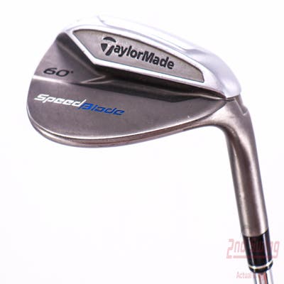 TaylorMade Speedblade Wedge Lob LW 60° Stock Steel Shaft Steel Stiff Right Handed 35.75in