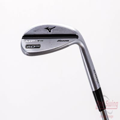 Mizuno MP T5 White Satin Wedge Lob LW 60° 6 Deg Bounce True Temper Dynamic Gold Steel Wedge Flex Right Handed 35.75in