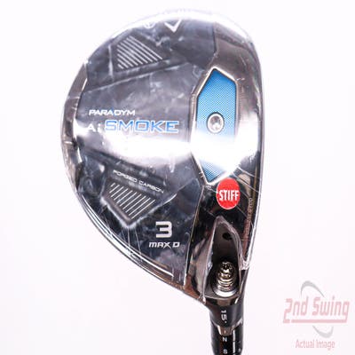 Mint Callaway Paradym Ai Smoke Max D Fairway Wood 3 Wood 3W 15° MCA Tensei AV-XLINK Blue 65 Graphite Stiff Right Handed 43.25in