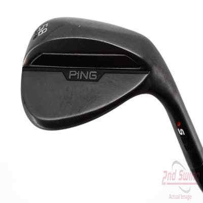 Ping s159 Midnight Wedge Lob LW 58° 8 Deg Bounce H Grind Z-Z 115 Wedge Steel Wedge Flex Right Handed Red dot 35.25in