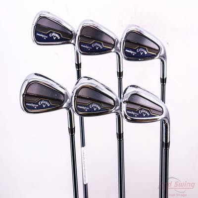 Callaway Paradym X Iron Set 7-PW AW SW UST Mamiya Recoil 65 Dart Graphite Senior Right Handed 37.0in