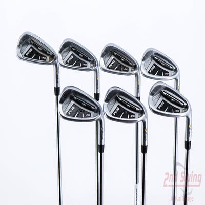 Ping I20 Iron Set 5-PW AW Ping CFS Steel Stiff Right Handed Yellow Dot 38.5in