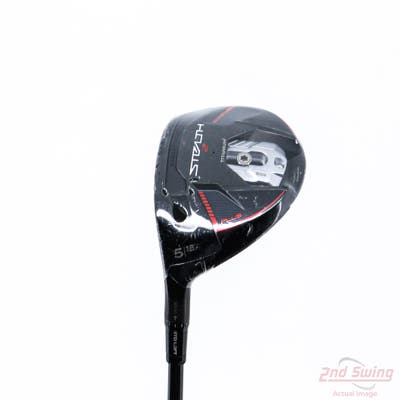 Mint TaylorMade Stealth 2 Plus Fairway Wood 5 Wood 5W 18° 2nd Gen Bassara E-Series 42 Graphite Senior Left Handed 42.0in