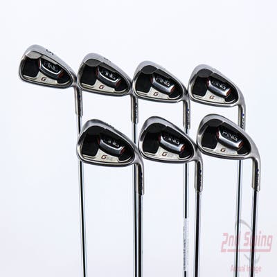 Ping G20 Iron Set 5-PW AW SW LW Ping CFS Steel Regular Right Handed Blue Dot 38.5in