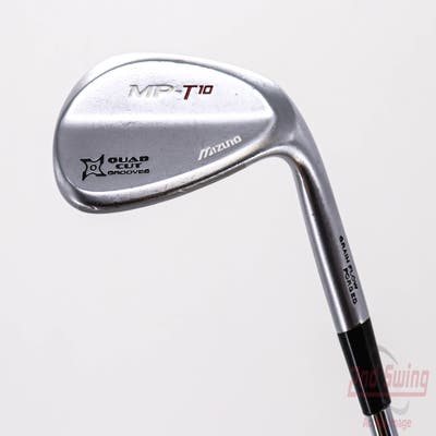 Mizuno MP-T 10 White Satin Chrome Wedge Gap GW 52° 7 Deg Bounce True Temper Dynamic Gold Steel Wedge Flex Right Handed 35.75in